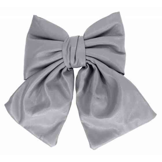 Дитяча зачіпка-бант 0901-191-14 еко-шкіра, сірий Вінниця