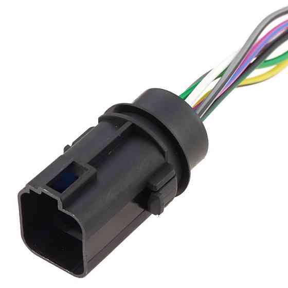Електричний з'єднувач із дротом, 7-контактний, Фара, Чорний, Пластик, Київ