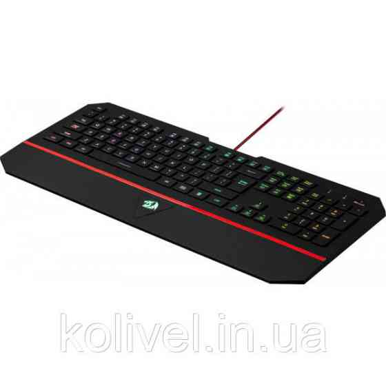 Клавіатура Redragon Karura2, ігрова, RGB, підставка, UKR, USB (75053) Киев
