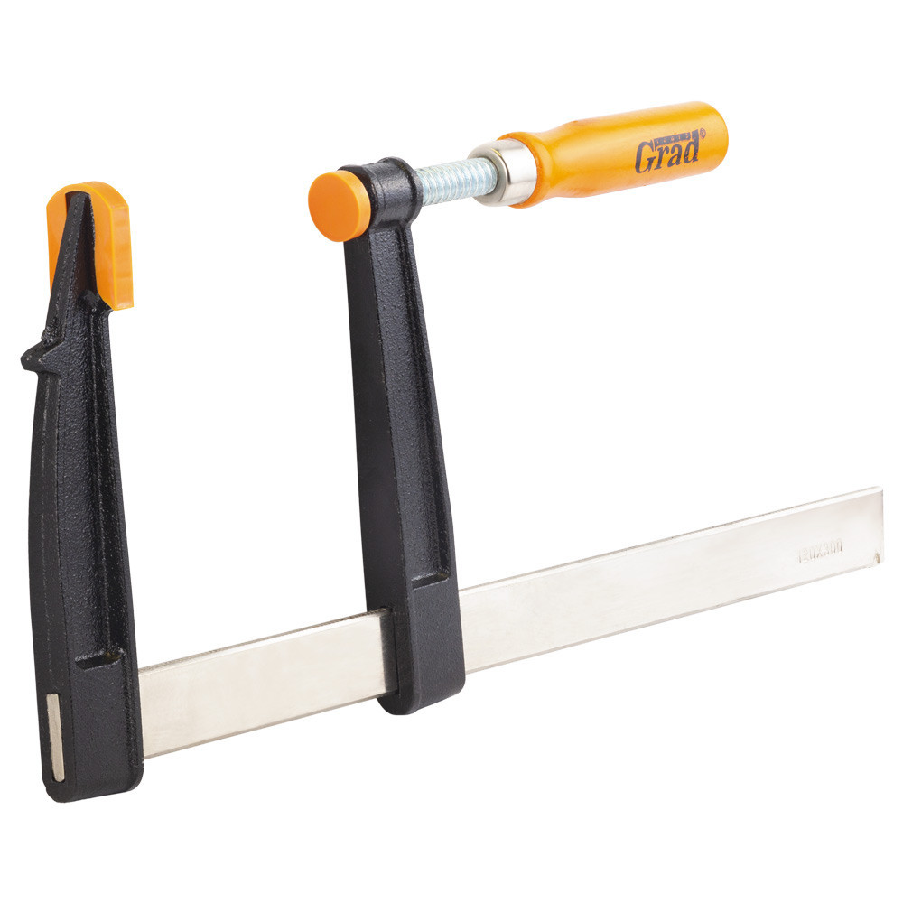 Струбцина столярная тип F 300×120мм GRAD (4242665) Ровно - изображение 4