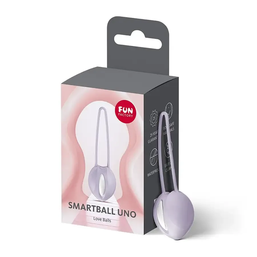 Вагінальна кулька Fun Factory SMARTBALL UNO Purple, одинарна, діаметр 3,6 см Львів - фото 7