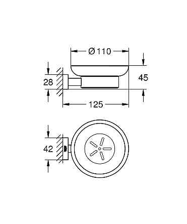 Мильниця Grohe Essentials Cube New (40754001) Київ