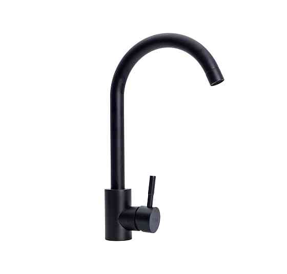 VALESO Комплект: Мийка Aria 5851 чорна + Змішувач BG76 чорний + Сифон 1041 Киев