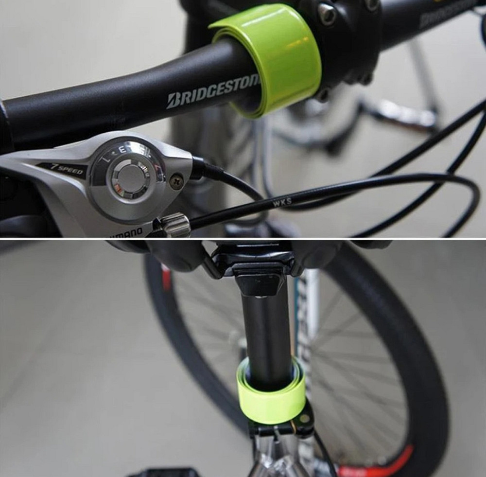 Слеп браслет светоотражающий 30см для безопасности пешеходов и велосипедистов, фликер Киев - изображение 4