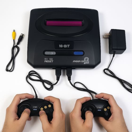 Игровая консоль с 2 джойстиками для игр 16 битная,GD-2020 SBR Киев