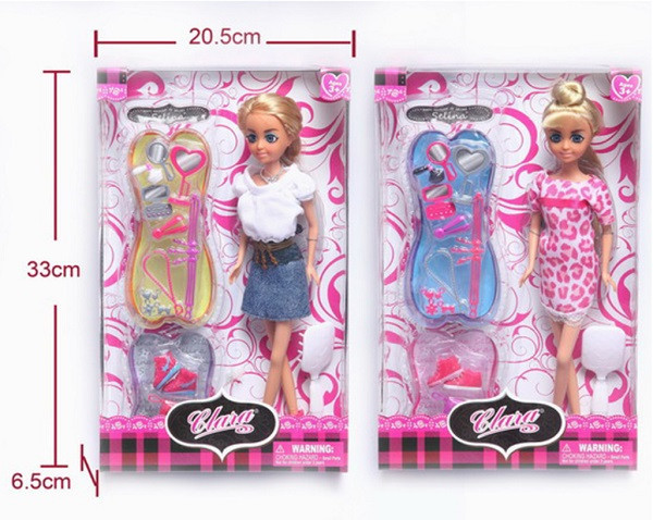 Кукла 12021A (36шт/2)2вида,с расческой,зеркалом,обувью,аксессуарами,в кор.33*20,5*6,5см, шт Київ - фото 1