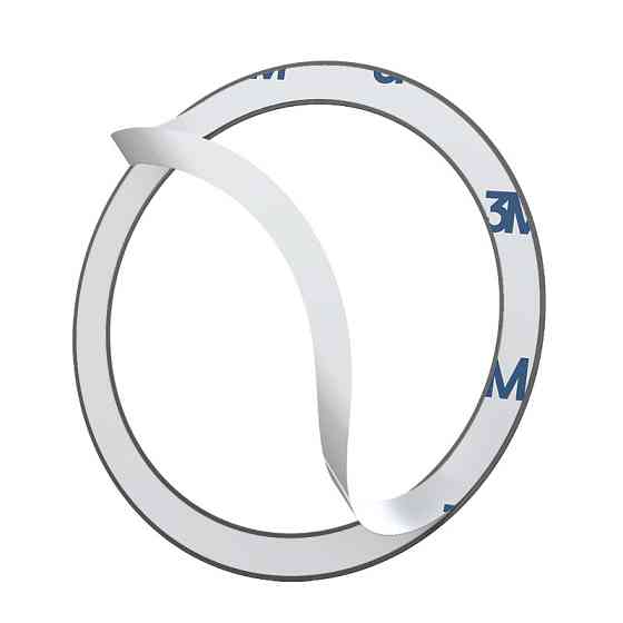 Пластина для магнітного тримача Baseus Halo Series Magnetic Metal Ring（2pcs/pack）Black Одеса