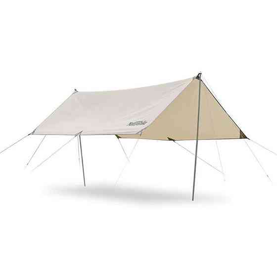 Тент для кемпінгу Naturehike Girder NH20TM006, 150D, 300*438 см, золотий (з двома стійками) Київ