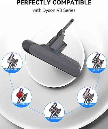 Аккумулятор для пылесоса Dyson V8, SV10 6500 мАч с 2 фильтрами сменная батарея V8 Animal V8 Absolute V8 Fluffy Киев
