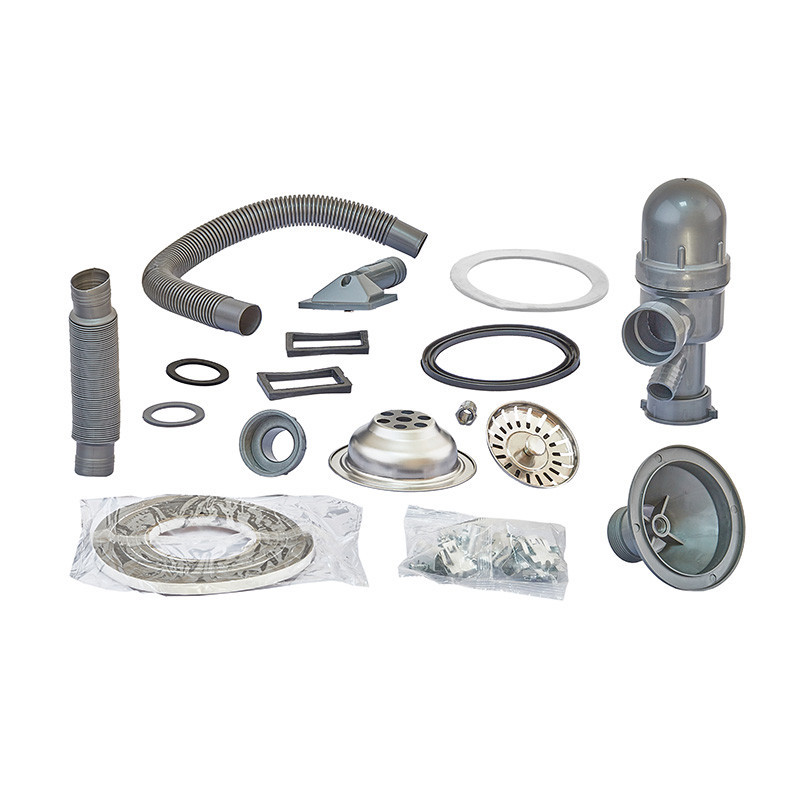 Мийка Zerix Z6642-08-180MD декор (ZM0616) для кухні Харків - фото 2