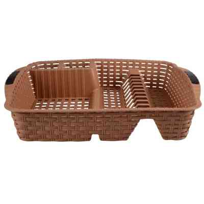 Сушилка для посуды Violet House 0757 Ротанг Cream (0757 Роттанг CREAM сушарка д/пос) Винница