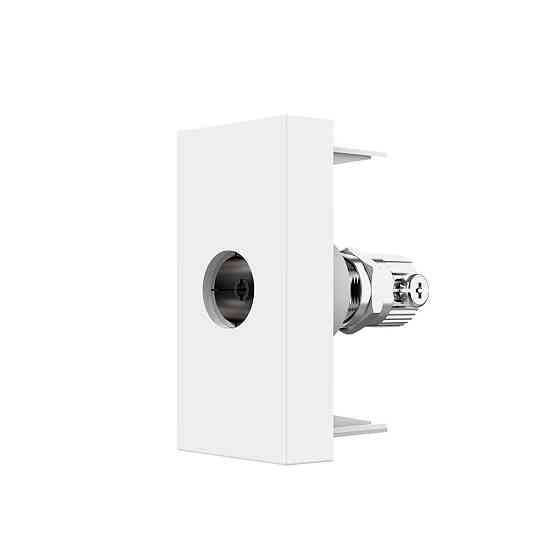 Телевізійна розетка LIVOLO, біла, модуль 0.5 поста, TV гніздо для антени / ресивера (VL-FCTV-1WP) Коломыя