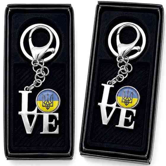 Брелок для ключів сувенірний Love Україна Київ