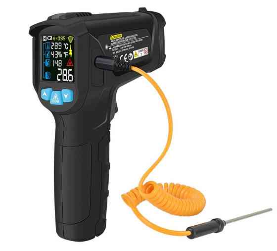 Пірометр Mestek IR02C (від -50 до +800 ° С) Чорний Київ