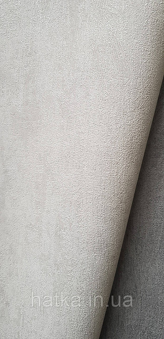 Обои виниловые на флизелине A.S.Creation UNITA 1.06x10 под штукатурку белые с серым Киев - изображение 3