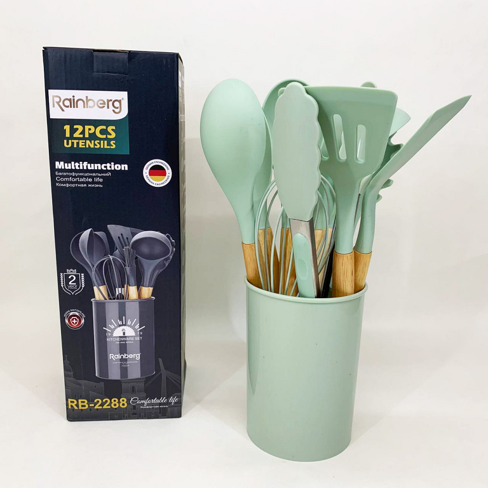 Силіконові кухонні приналежності набір, Кухонні прилади силікон предмети силікон HN-98 Львів - фото 5