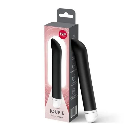 Вібратор для точки G Fun Factory JOUPIE Black, діаметр 2,5 см, на батарейках Львів