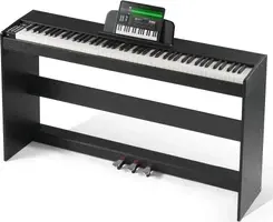 Піаніно (синтезатор) Pianino cyfrowe z 88 klawiszami - Pianino elektryczne z podwójną klawiaturą - 1317x320x785mm - Idealne dla Київ - фото 1