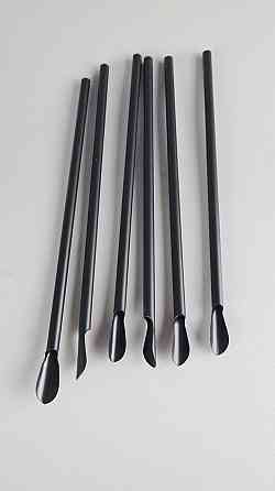 Трубочка d5,8-21 см "Лопатка" чорна (Лч 50*100) (100 шт.) Харків