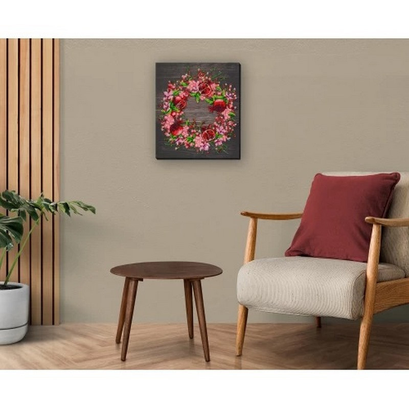 Набір для вишивання бісером "Червоні гранати" AB-890 на натуральному полотні Вінниця - фото 4