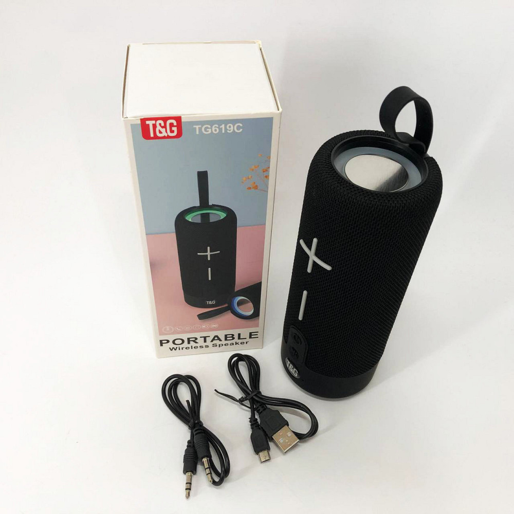 Беспроводная портативная колонка с ремешком TG619C, Блютуз колонка для улицы Активная блютуз TN-52 Львов - изображение 3