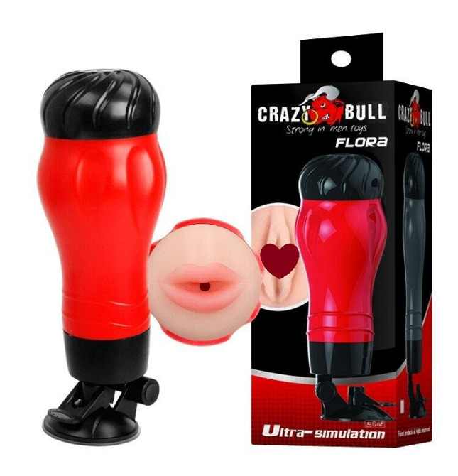 Мастурбатор ротик CRAZY BULL - Flora, BM-00900T47N-2 Sex Aura Киев - изображение 1