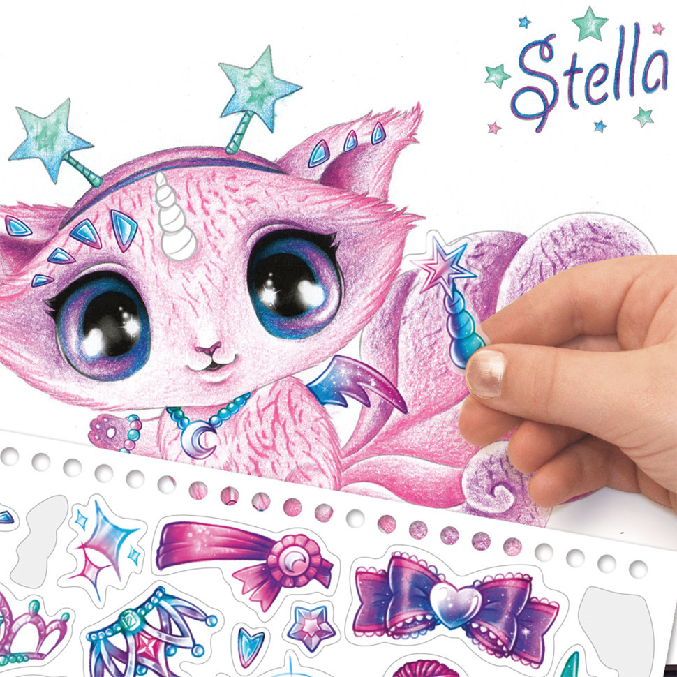 Набір для творчості Скетчбук: Зіркові друзі Nebulous Stars 11141 з олівцями Вінниця - фото 5