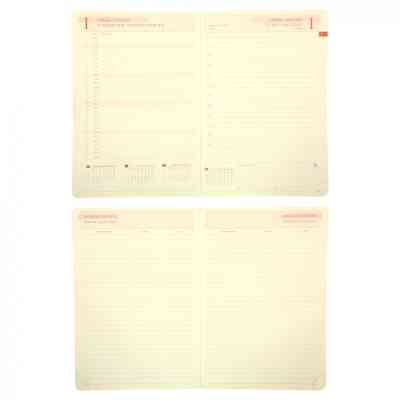 Тижневик Leo planner А5 датований 2026 "City", твердий, червоний, 368 сторінок (252666) Вінниця