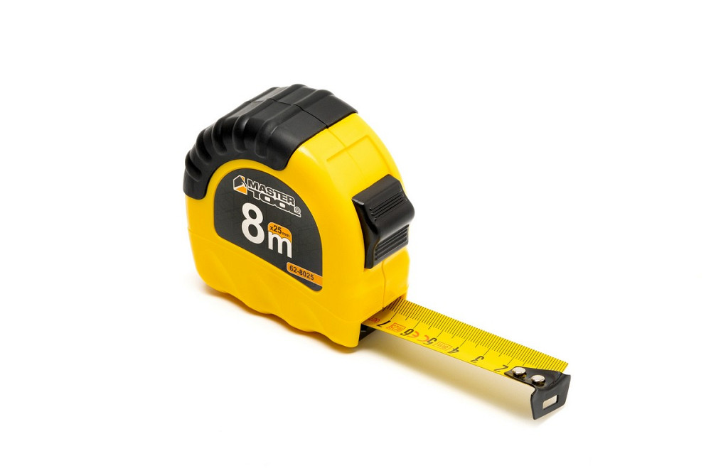MASTERTOOL Рулетка MASTERTOOL "Shiftlock" 8 м×25 мм фіксатор полотна нейлонове покриття 62-8025 Коломия - фото 7