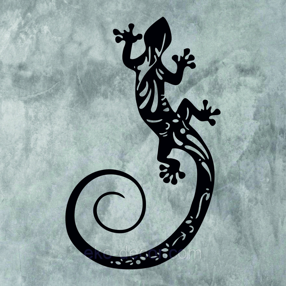 Декоративне настінне 3D Панно «Ящірка» Декор на стіну з об'ємом Київ - фото 8