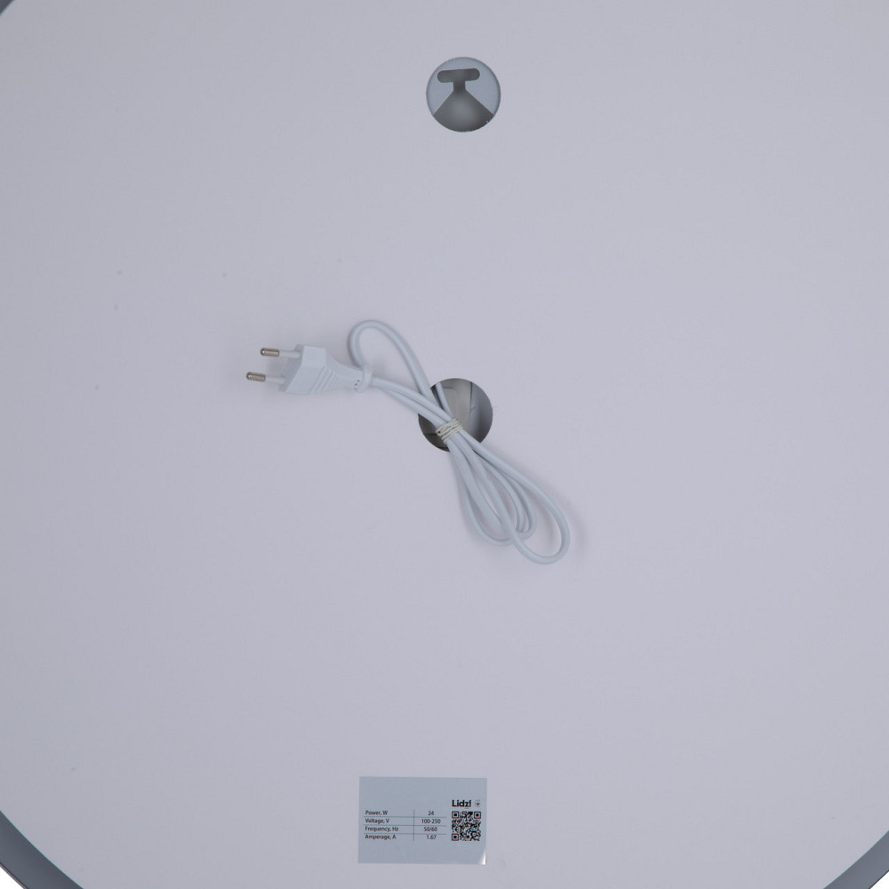 Дзеркало Lidz Aria R600 з LED-підсвіткою Touch, з антизапотіванням, з диммером, рег. яскравості LD78LR600 Київ - фото 9