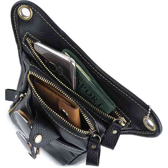 Сумка на пояс Vintage 14659 Черная Киев