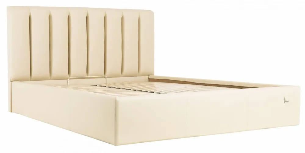 Кровать Двуспальная Sanam Standart 160 х 190 см Fly 2207 Бежевый Киев - изображение 2