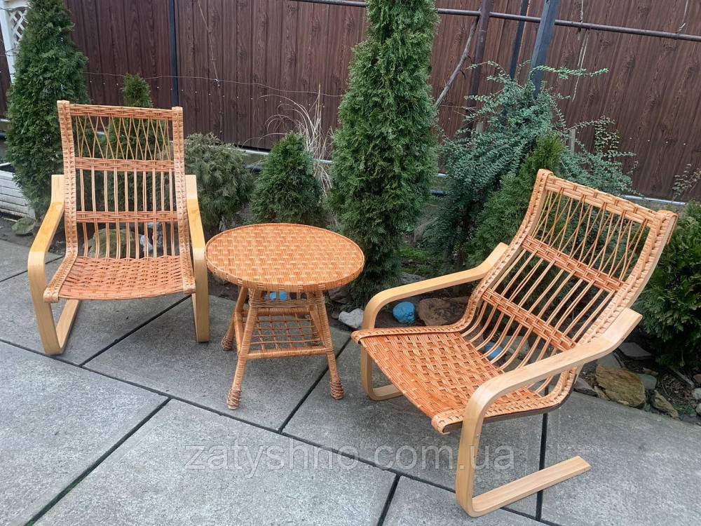 Кресла и круглый журнальный столик, комплект Киев - изображение 3