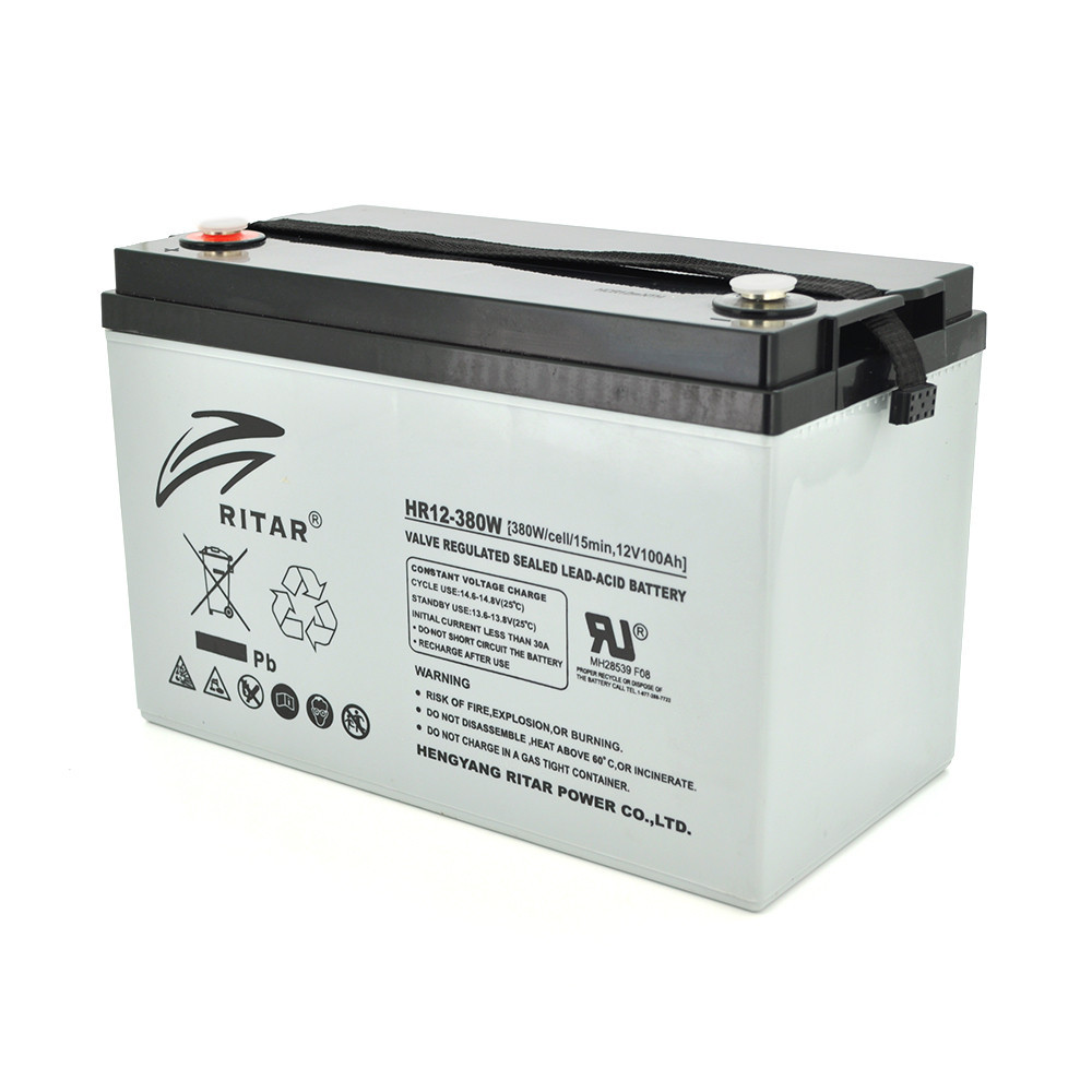 Акумуляторна батарея AGM RITAR HR12380W, Gray Case, 12V 100.0Ah ( 328 х 172 х 215 (220 )) 30.50kg Q1/36 Київ - фото 1