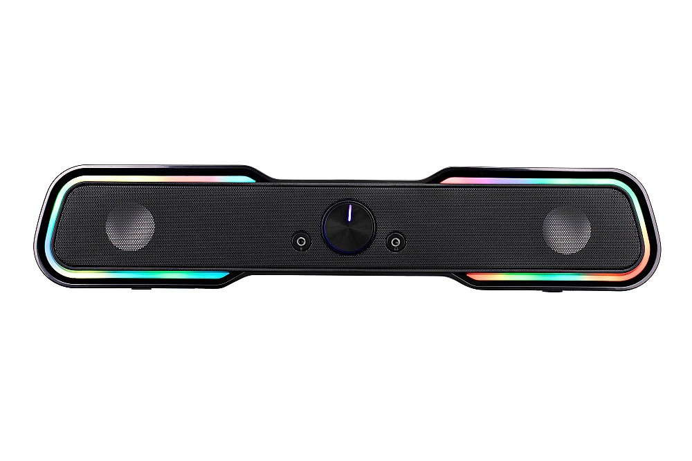 Акустична система (саундбар) 2E PCS101 RGB, 2.0, USB, Black Київ - фото 2