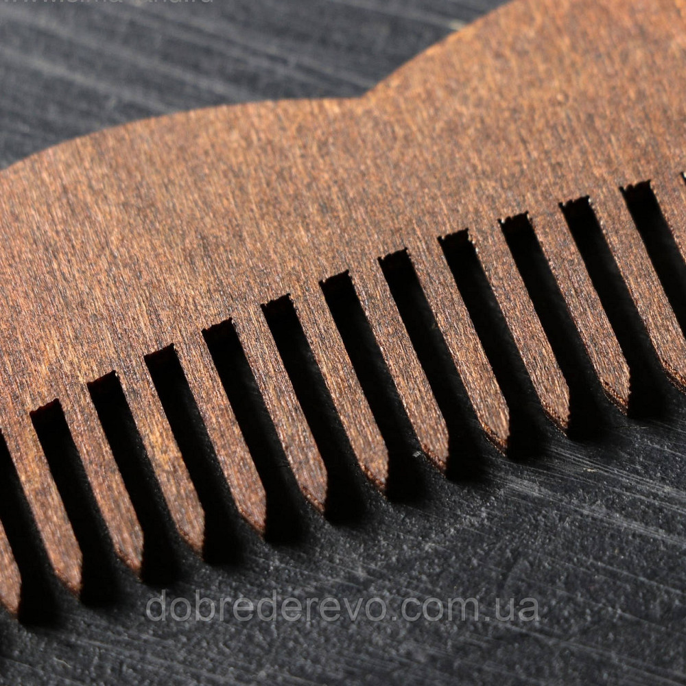 Гребінець для бороди та вусів "Уси" Вижниця - фото 2