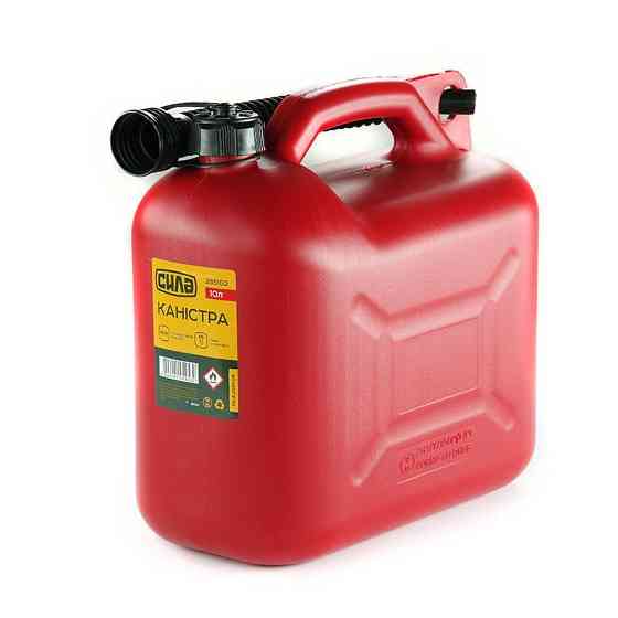 Канистра пластиковая HDPE для топлива 10л с лейкой Харьков
