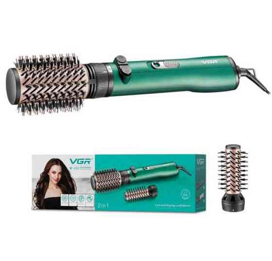 Фен-щітка для волосся VGR V-498 2 рівні обдування 2 рівні температур 1200W (2 насадки) Вінниця