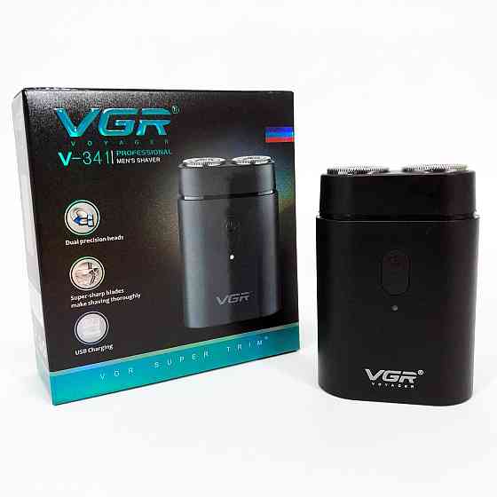 Електробритва для ідеального гоління VGR V-341, Бездротова електрична бритва для гоління ZX-74 Івано-Франківськ