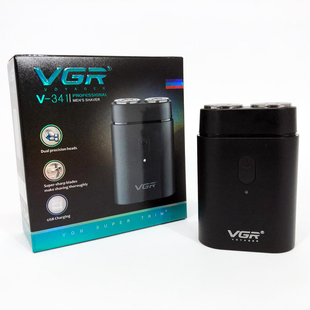 Електробритва для ідеального гоління VGR V-341, Бездротова електрична бритва для гоління ZX-74 Івано-Франківськ - фото 5