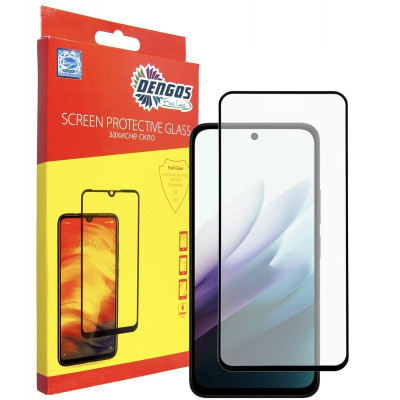 Стекло защитное Dengos Full Glue Xiaomi Redmi 15 Black (TGFG-416) Винница - изображение 1
