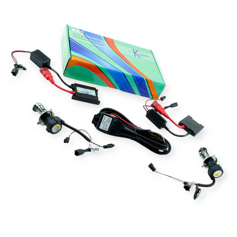 Ксенон 12v 4300k КВАНТ біксенон H4 Мукачево - фото 1