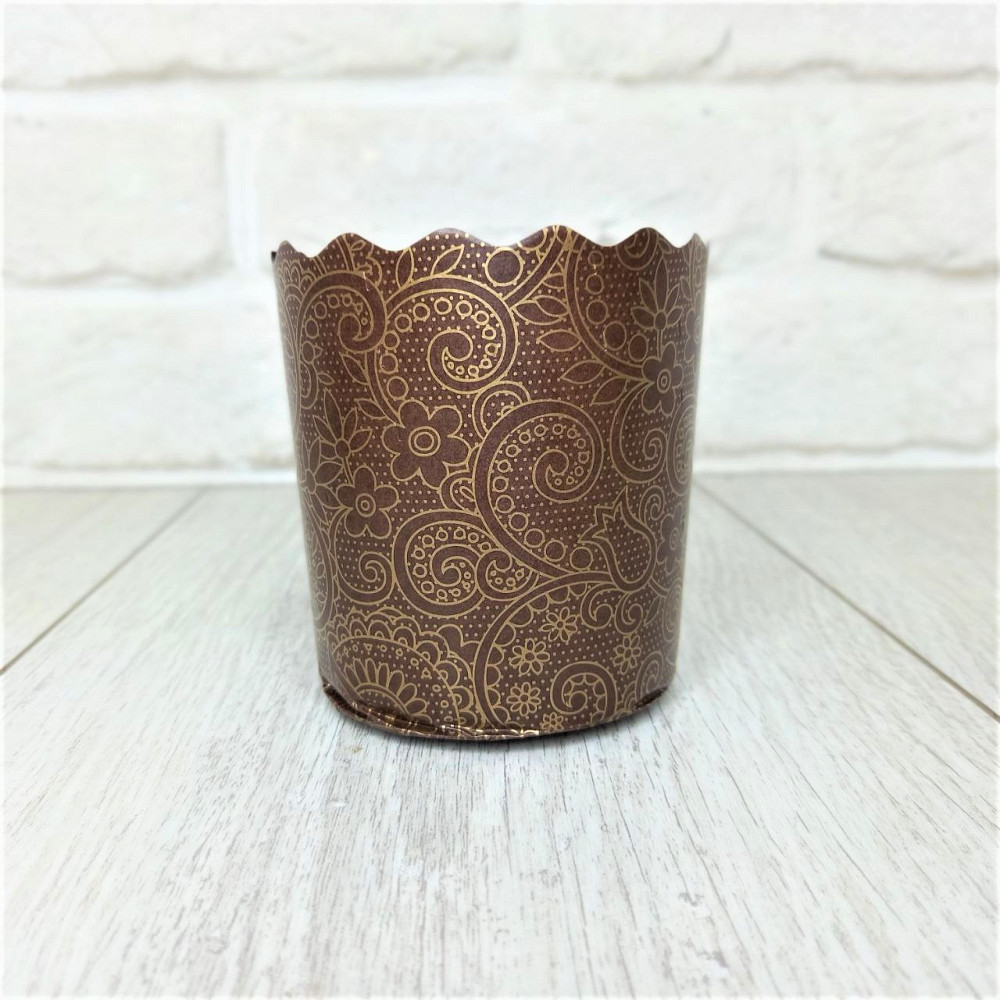 Паперова форма для пасок 100–150 г, d70×h85 мм, Італійські, упаковка 50 шт, для випічки великодніх пасок Харків - фото 9