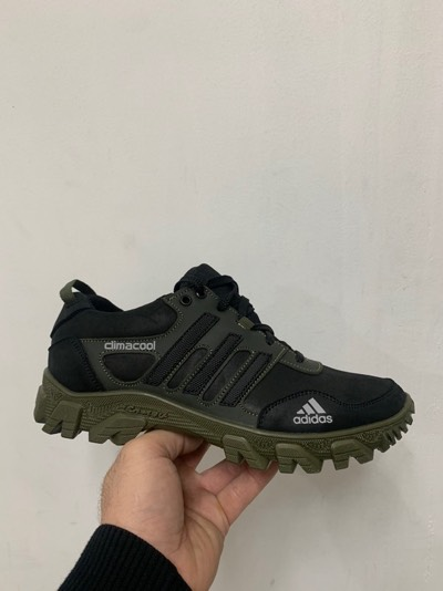 Чоловічі шкіряні кросівки Весна-осінь A 30 ч- Олива Харьков - изображение 10