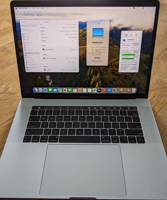 Ноутбук MacBook Pro (2018) 15" , i7 (6 Ядер ) , 16/256Gb. Київ - фото 6