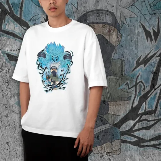 Футболка мужская с принтом Наруто Какаші Хотаге Сусано Размер 48 Anime0307 Днепр