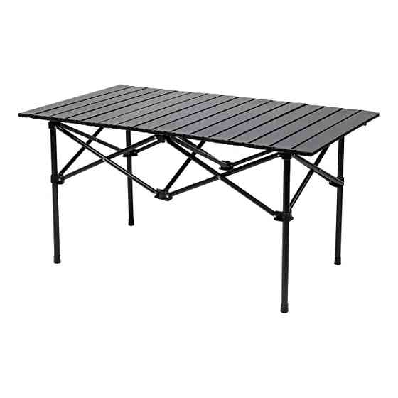 TS Kitchen Стіл для пікніка складаний 95*55*50 см Чорний SJ-0015-2 Коломия