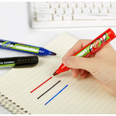 Маркер Baoke водостійкий, 2.5 мм червоний (MARK-PER-BAOMP2903AR) Вінниця - фото 2