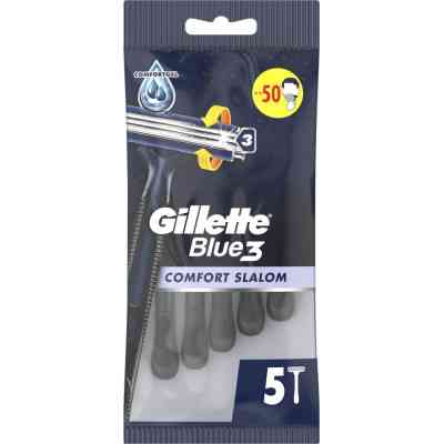 Бритва Gillette Blue 3 Comfort Slalom 5 шт. (8006540808689) Винница